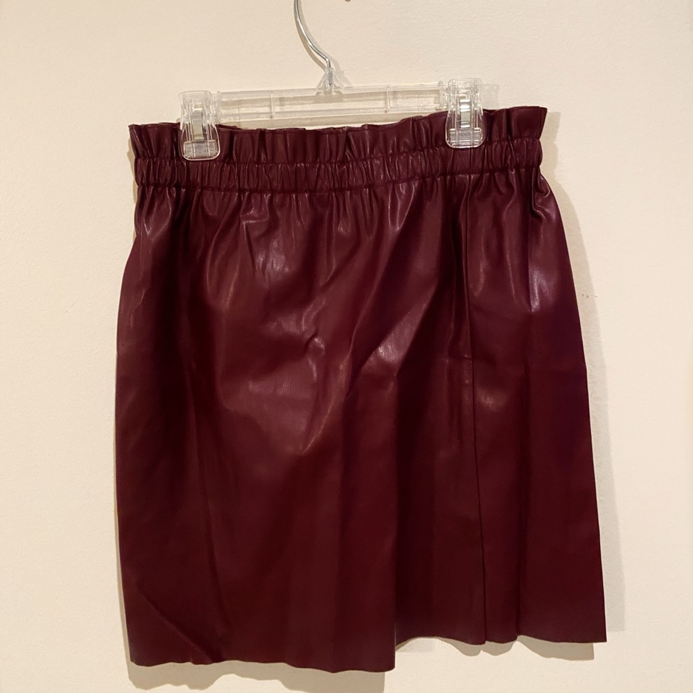 NEVER WORN- Leather Skirt